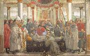 Domenico Ghirlandaio Obsequies of St.Francis oil painting artist